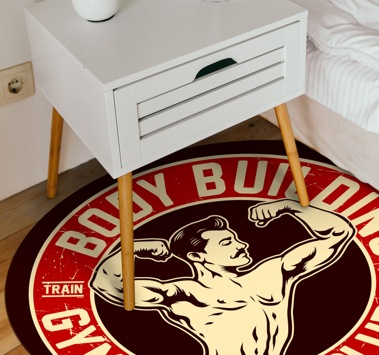 Tapis vinyle ado emblème du club de remise en forme - TenStickers