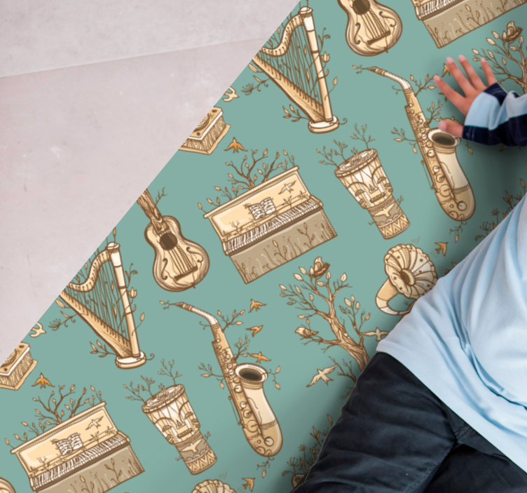 Tapis vinyle autres tapis idée d'instruments de musique - TenStickers