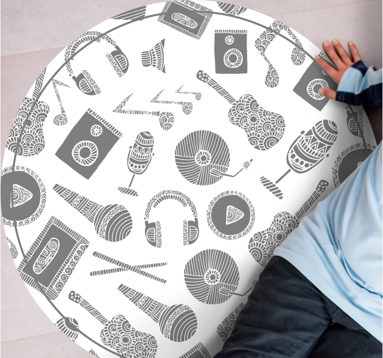 Tapis vinyle autres tapis modèles d'instruments de musique - TenStickers