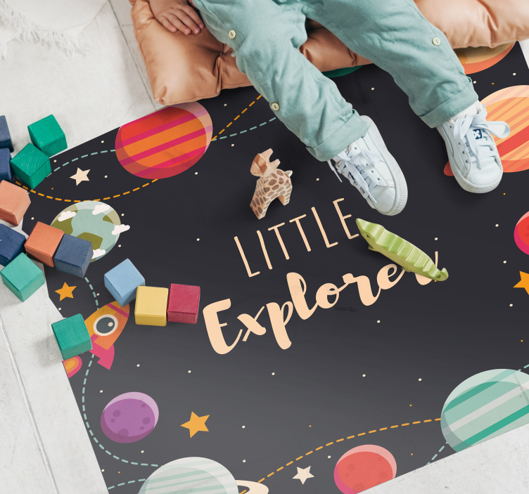 Tapis vinyle autres tapis petit explorateur - TenStickers