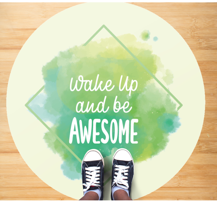 Tapis vinyle citation libérer l'extraordinaire - TenStickers