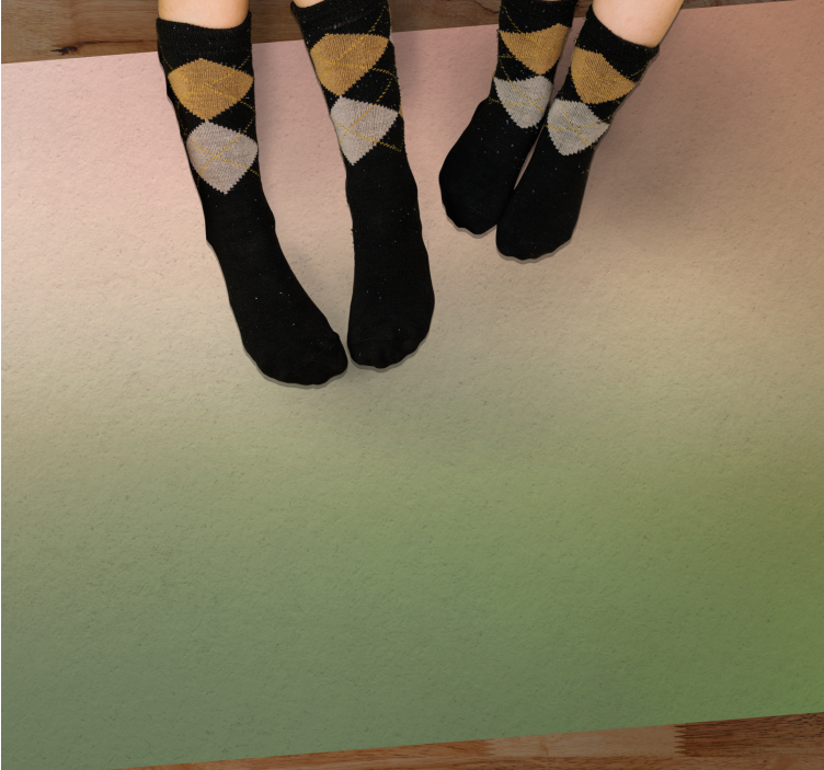 Tapis vinyle entrée mélange de couleurs dégradées - TenStickers