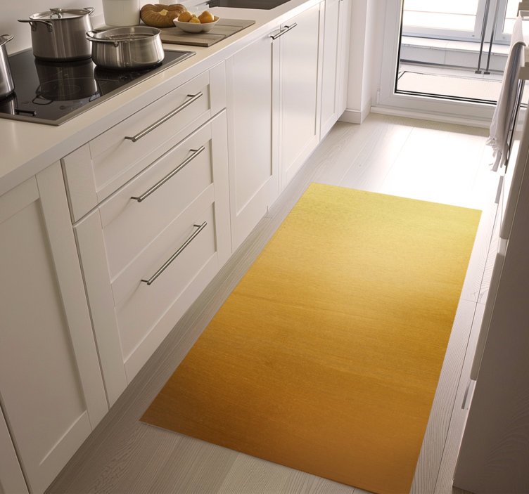 Tapis vinyle jaune effet ombré - TenStickers