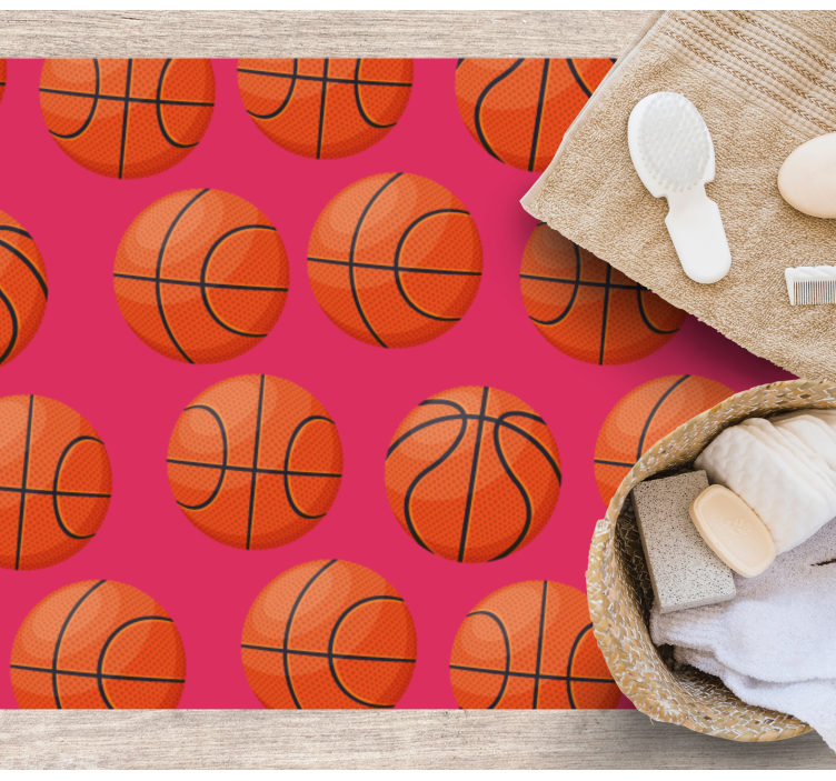 Tapis vinyle autres tapis motif de basket-ball - TenStickers