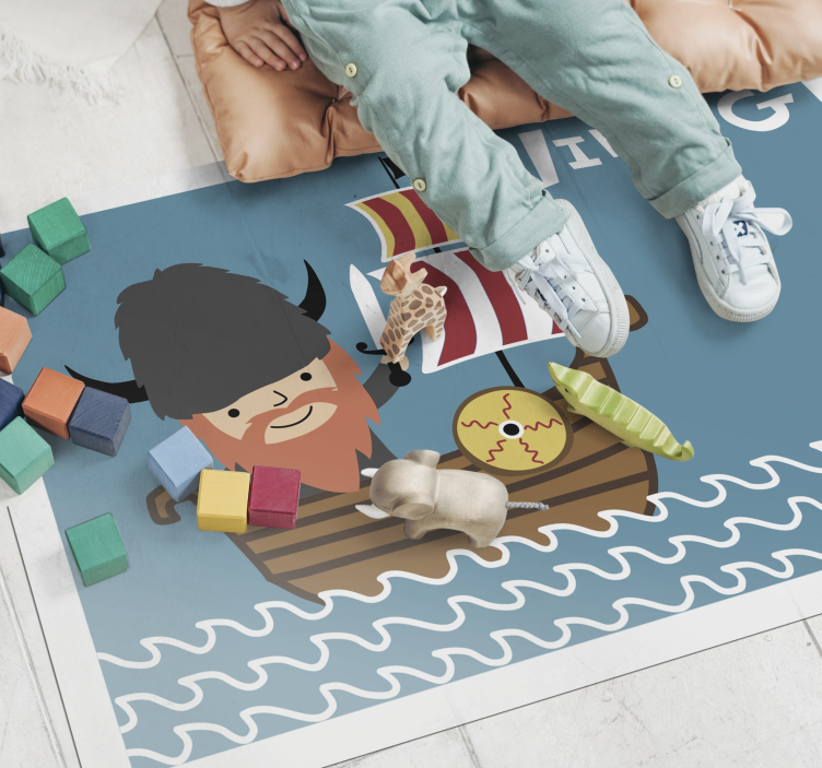 Tapis vinyle autres tapis aventure viking - TenStickers