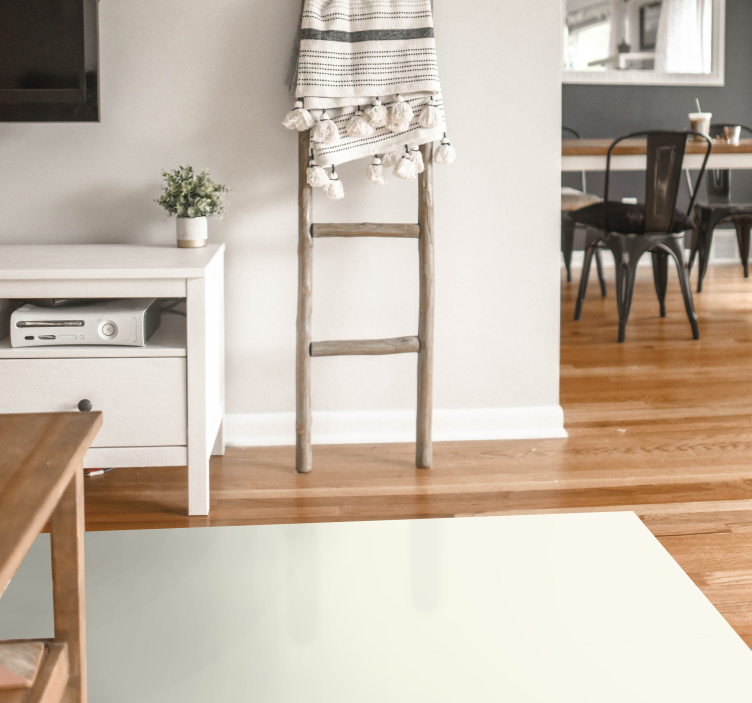 Tapis vinyle moderne Crème - TenStickers