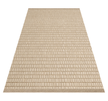 Tapis vinyle extérieur texture de rotin tissé - TenStickers