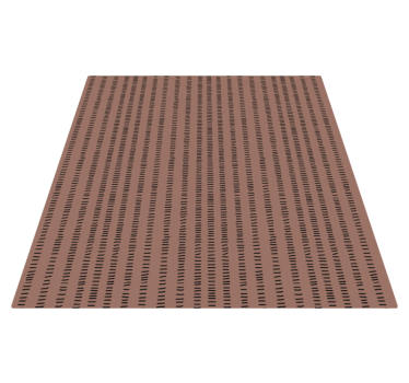 Tapis vinyle extérieur conception de lignes pointillées - TenStickers