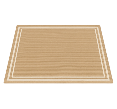 Tapis vinyle extérieur imitation de bordure tissée - TenStickers