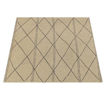 Tapis vinyle extérieur conception de diamant marocain - TenStickers
