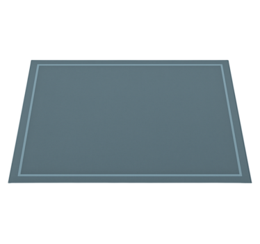Tapis vinyle bleu conception à bordure unie - TenStickers