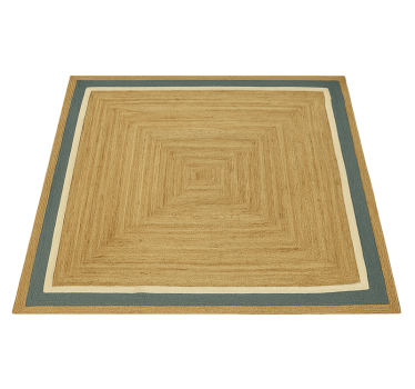 Tapis vinyle carré effet de motif de tunnel - TenStickers