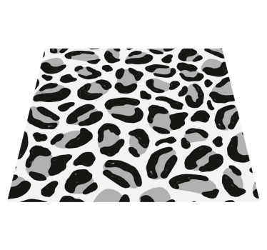Tapis vinyle animal fourrure de léopard - TenStickers