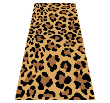 Tapis vinyle animal imprimé panthère - TenStickers