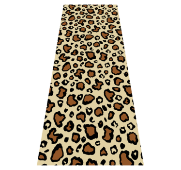 Tapis vinyle animal imprimé léopard classique - TenStickers