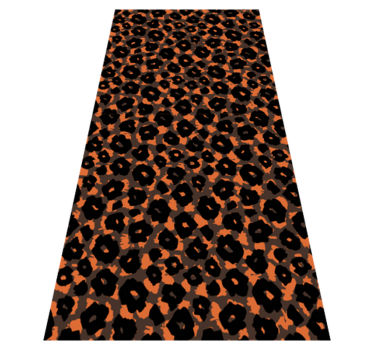 Tapis vinyle animal imitation léopard kalahari - TenStickers