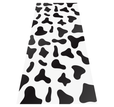 Tapis vinyle animal motif vache - TenStickers