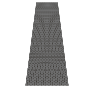 Tapis vinyle bureau cubes gris 3d - TenStickers