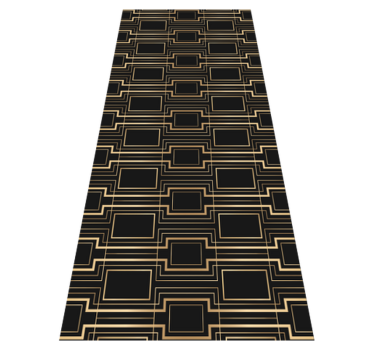 Tapis vinyle bureau motif décoratif cadres dorés - TenStickers
