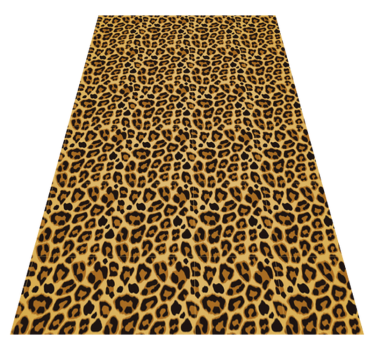 Tapis en autocollant imprimé peau de léopard - TenStickers
