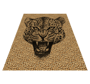 Tapis en vinyle animal imprimé et design léopard - TenStickers