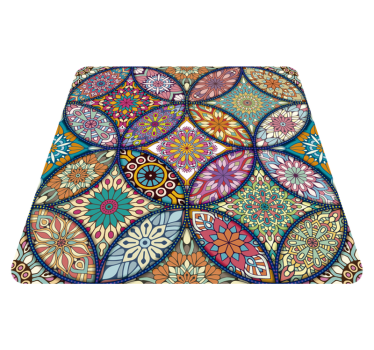 Tapis en vinyle mandalas - TenStickers