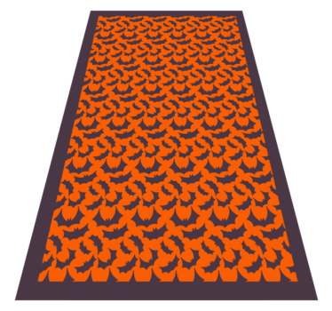 Tapis vinyle animal motif félin orné - TenStickers