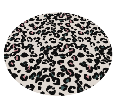 Tapis vinyle animal motif de taches de léopard - TenStickers