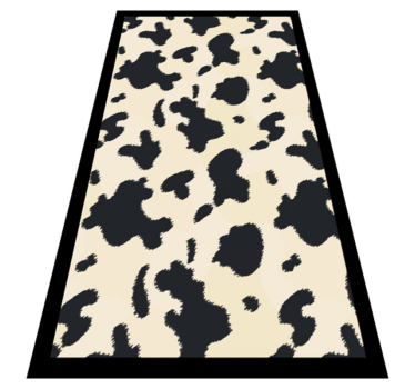 Tapis vinyle animal motif peau de vache - TenStickers