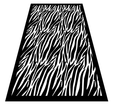 tapis salon Effet zèbre - TenStickers