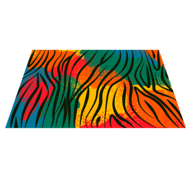 Tapis vinyle pour chambre Imprimé animal africain - TenStickers