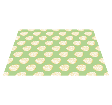 Tapis vinyle cuisine illustration de tranche d'agrumes - TenStickers