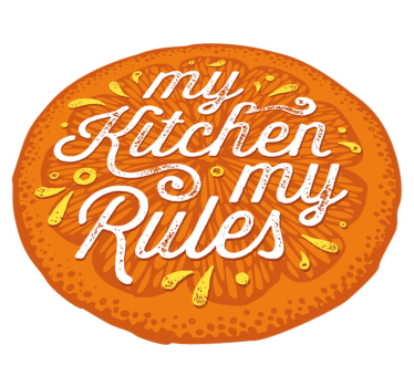 Tapis vinyl avec citation Ma cuisine mes règles - TenStickers