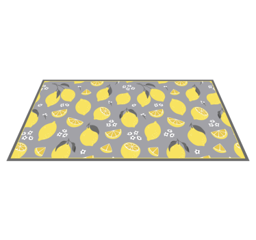 Tapis vinyle cuisine concept de tranche de citron - TenStickers