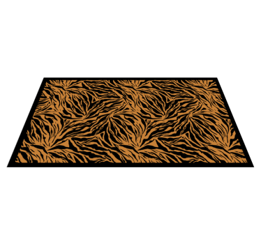 tapis salon Imprimé tigre orange - TenStickers
