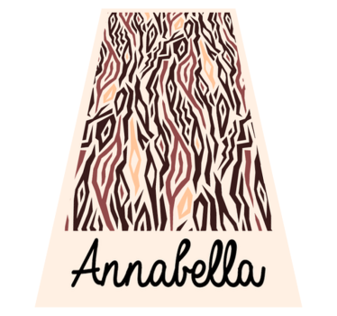 Tapis vinyl personnalise Imprimé zèbre personnalisé - TenStickers