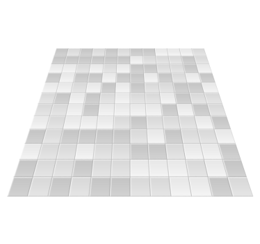 Tapis vinyl carreaux de ciment Carrés de carreaux gris - TenStickers