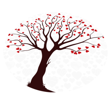 tapis vinyl pour chambre Grand arbre romantique - TenStickers