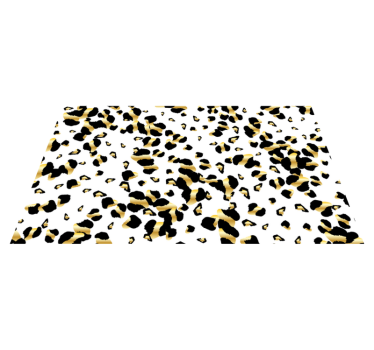 Tapis vinyle animal élégance du motif léopard - TenStickers
