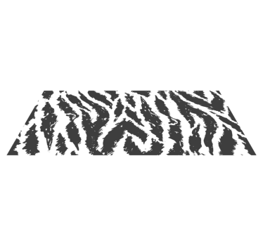 tapis salon Peau de tigre - TenStickers