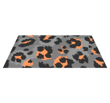 Tapis vinyle animal motif guépard audacieux - TenStickers