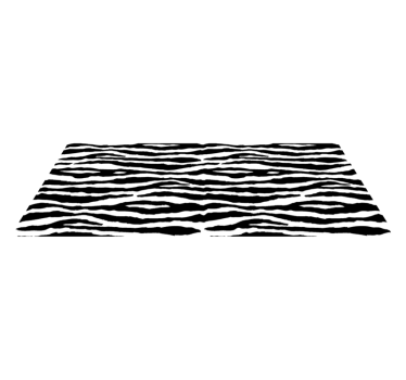 Tapis vinyle animal rayures zébrées chics - TenStickers