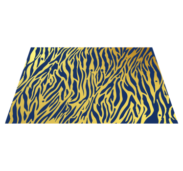 Tapis vinyle animal concept de rayures zébrées - TenStickers