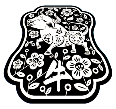 tapis salon Vache classique - TenStickers