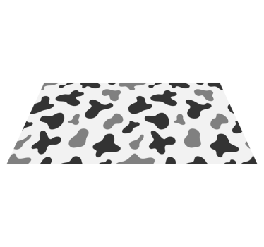 Tapis vinyle animal motif de vache - TenStickers