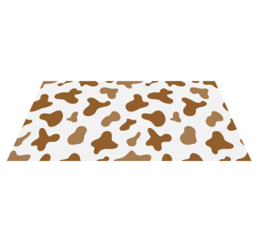 tapis salon Taches brunes de vache - TenStickers