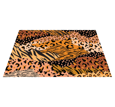 tapis salon Différentes impressions d'animaux - TenStickers