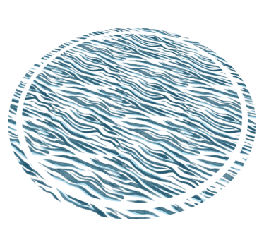 Tapis vinyle animal vague zébrée élégante - TenStickers