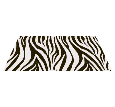 Tapis vinyle animal motif rayures zèbre - TenStickers