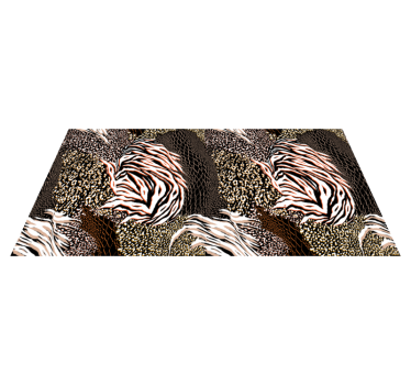 Tapis vinyle forme animal Mélanger l'imprimé animal - TenStickers